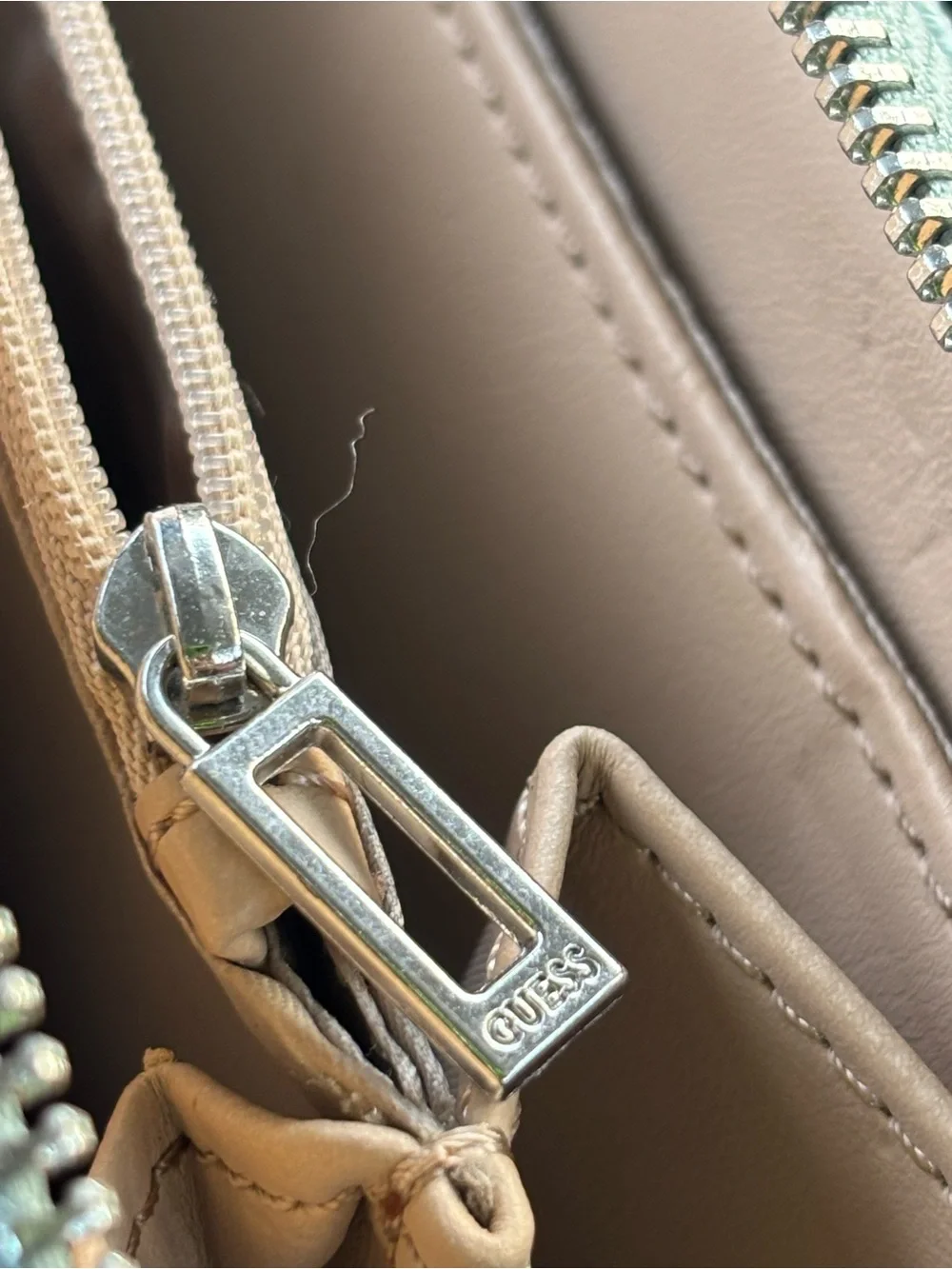 GUESS Zip-Around Phone Wallet in Sage Green